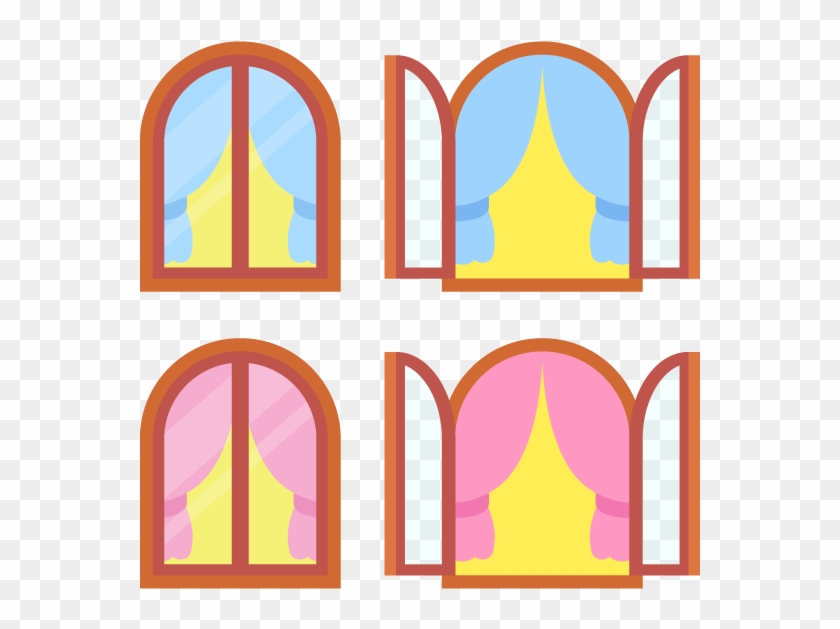 Curtains Window 2 Colors Free Png And Vector Clipart #5076247