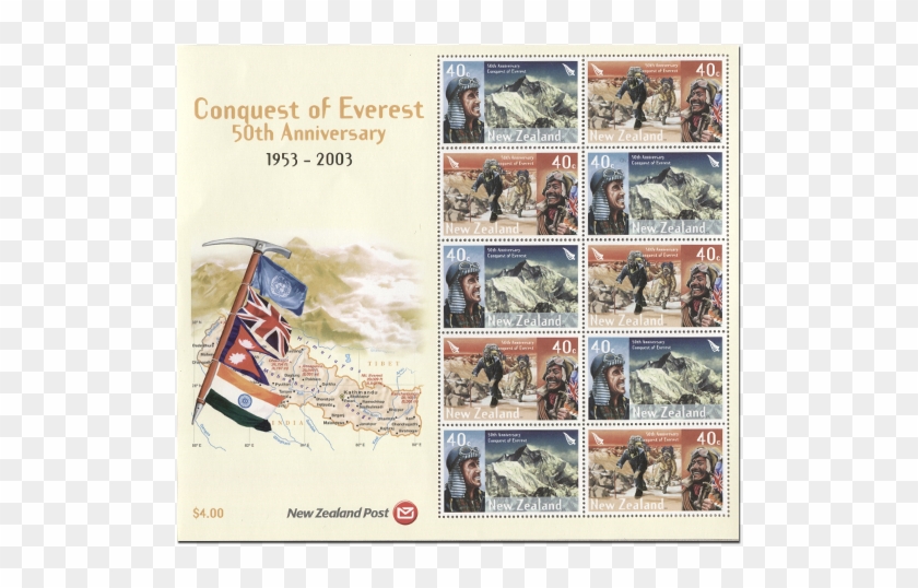 Product Listing For Conquest Of Everest - Postage Stamp Clipart #5076391