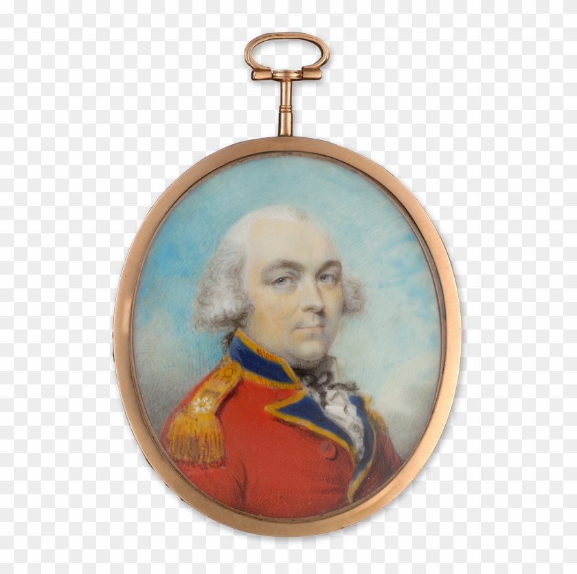 Portrait Miniature Of An Officer, Possibly Wearing - Locket Clipart #5076500