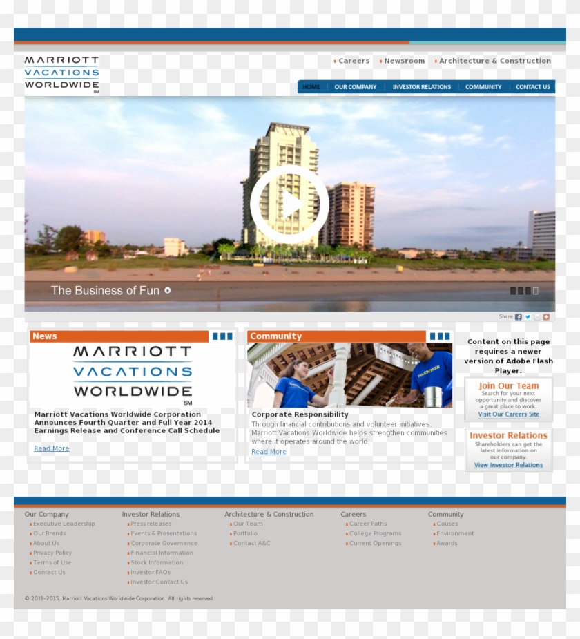 Marriott Vacations Worldwide Corporation Clipart