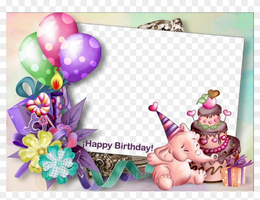 Frames Birthday Greetings Or Invitations Clipart #5076718