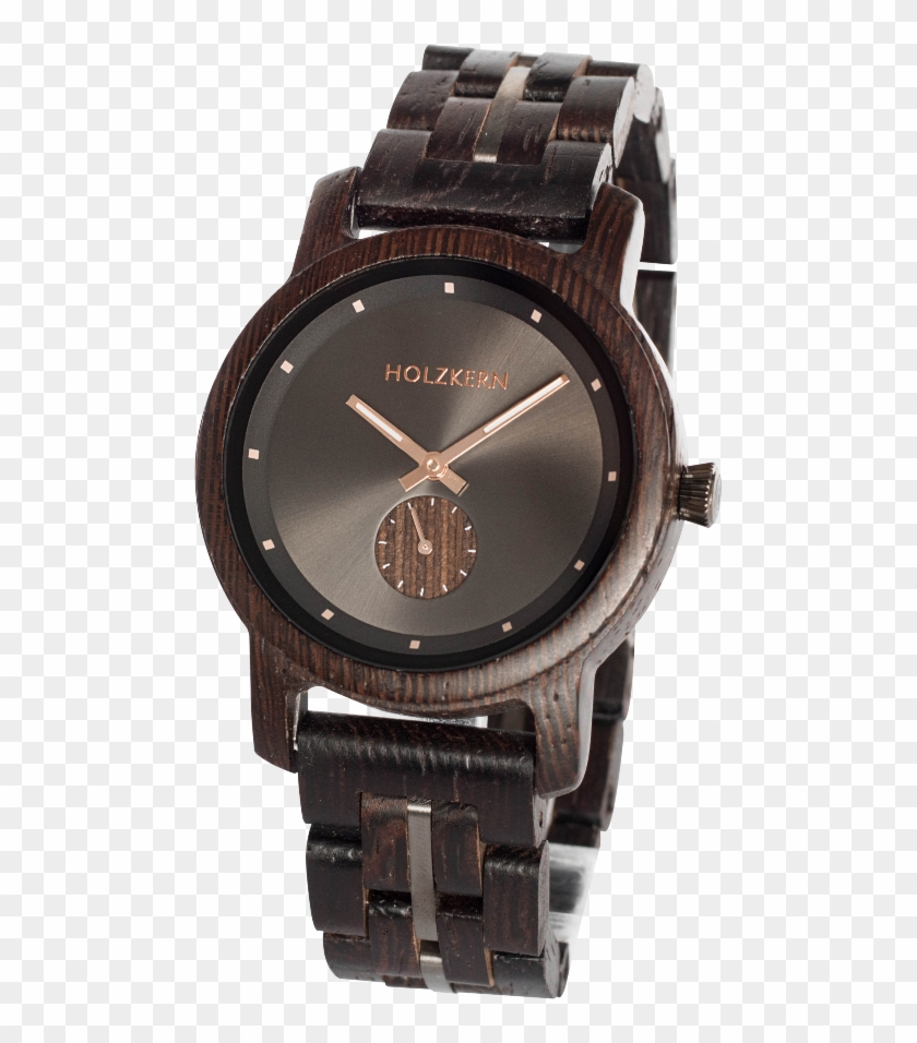 Men's Wood Watch - Analog Watch Clipart #5076926