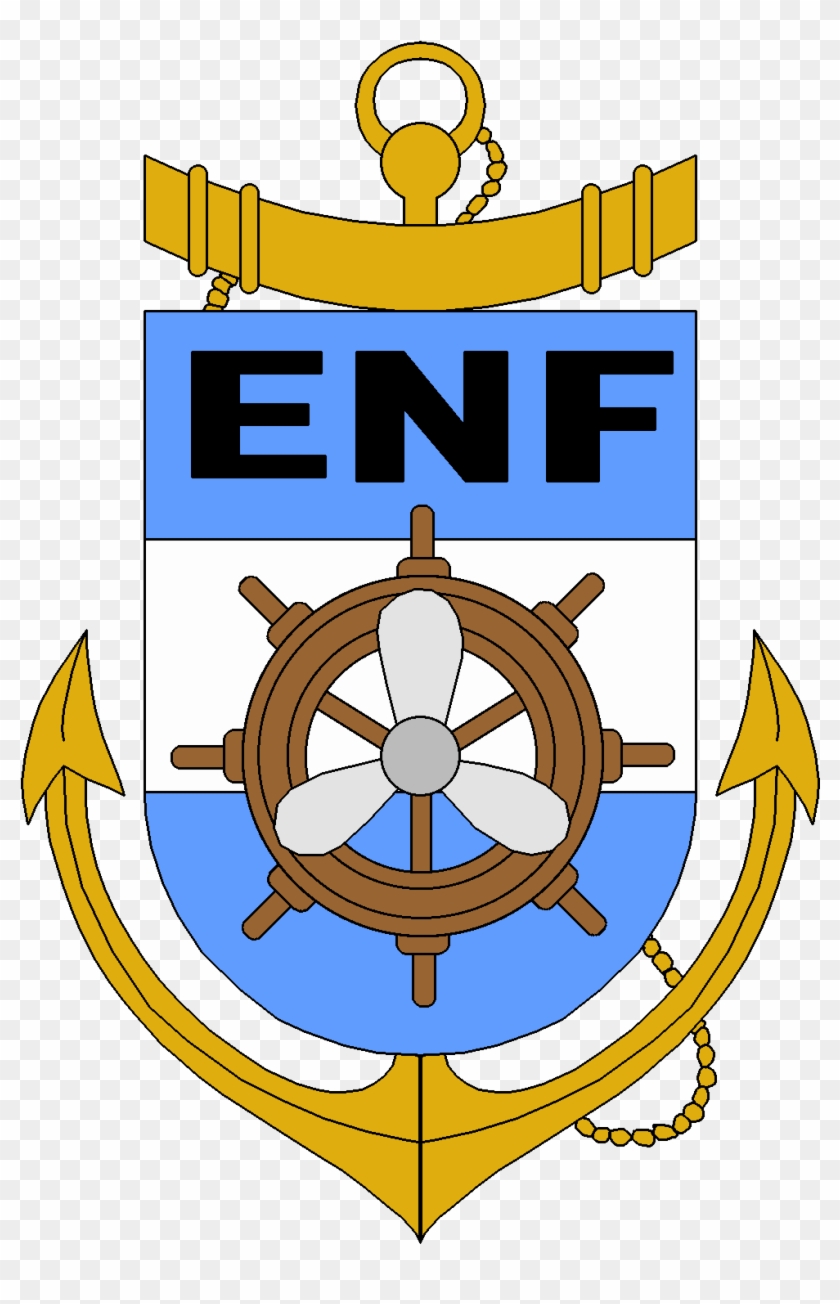 Escuela Nacional Fluvial Emblem - Escuela Nacional Fluvial Clipart
