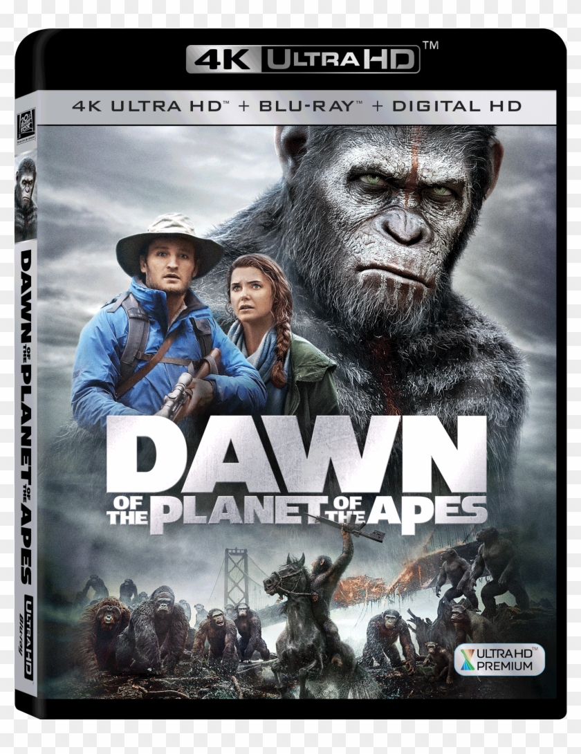 4k Blu-ray - Dawn Of The Planet Of The Apes 4k Ultra Hd Clipart