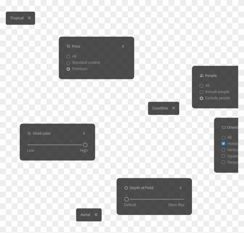 Aesthetic Filters - Transparent Aesthetic Overlays Png Clipart