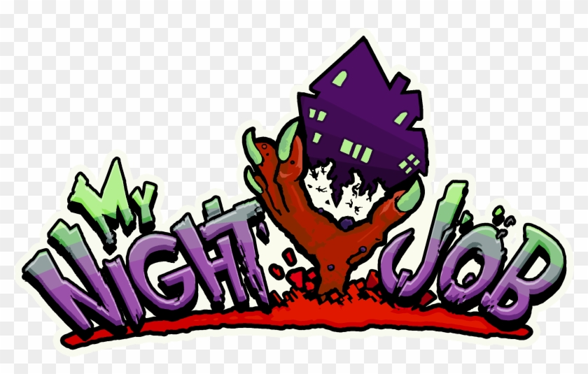 My Night Job Is An Action Arcade Game, Offering A Very - My Night Job Clipart