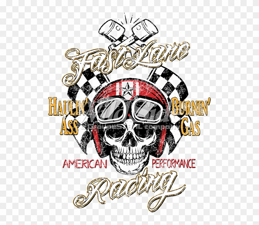 Fast Lane Racing - Mens Hotrod 58 T Shirt Fast Lane Garage American Classic Clipart #5079923