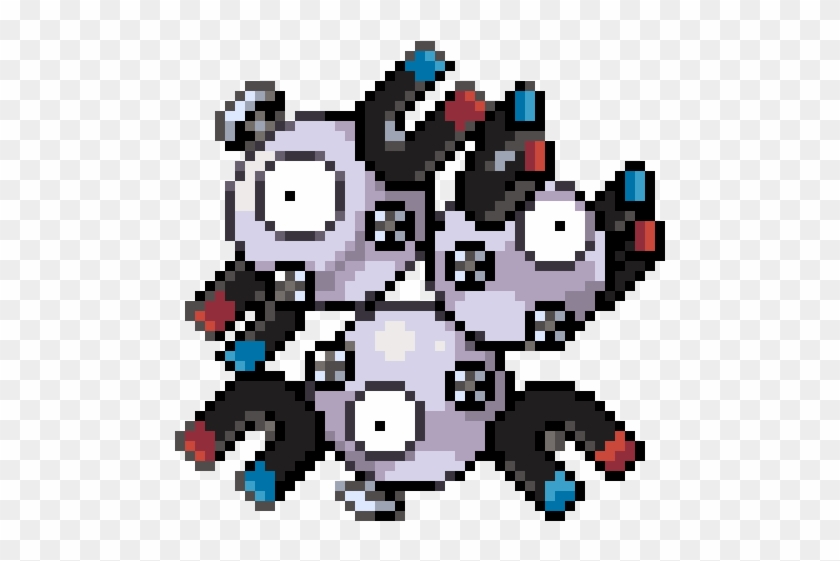 Magneton - Pixel Art Pokemon Magneton Clipart