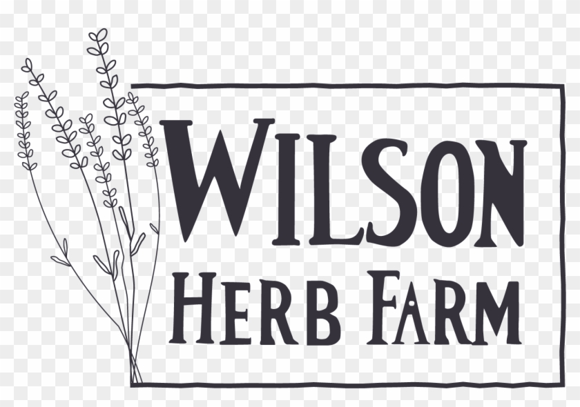 Wilson Herb Farm - Calligraphy Clipart