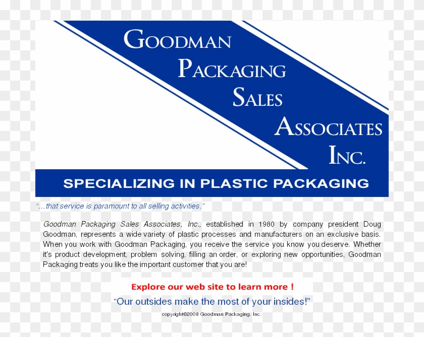 Goodman Packaging Sales Associates Competitors, Revenue - Printing Clipart #5080883