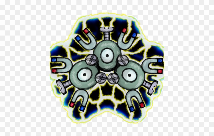 #pokemon #magneton #レアコイル #rarecoil #fanart #yoarte - Circle Clipart