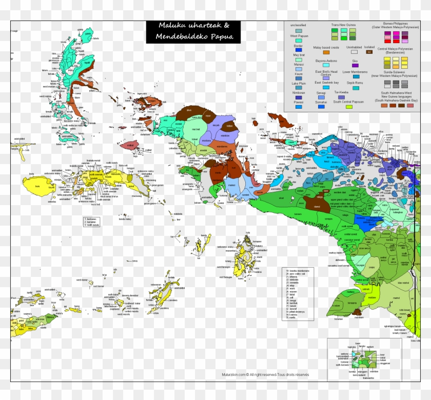 Resourceful Indonesian - Papua New Guinea Tribal Map Clipart #5081595