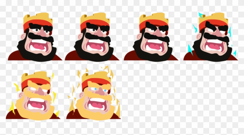 Gif De King Clash Royale - Clash Royale Png Gif Clipart #5081731