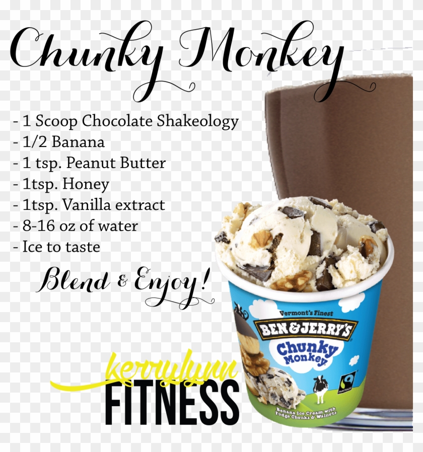 Chunky Monkey Shakeology More - Ben And Jerry's Ice Cream Clipart #5082352