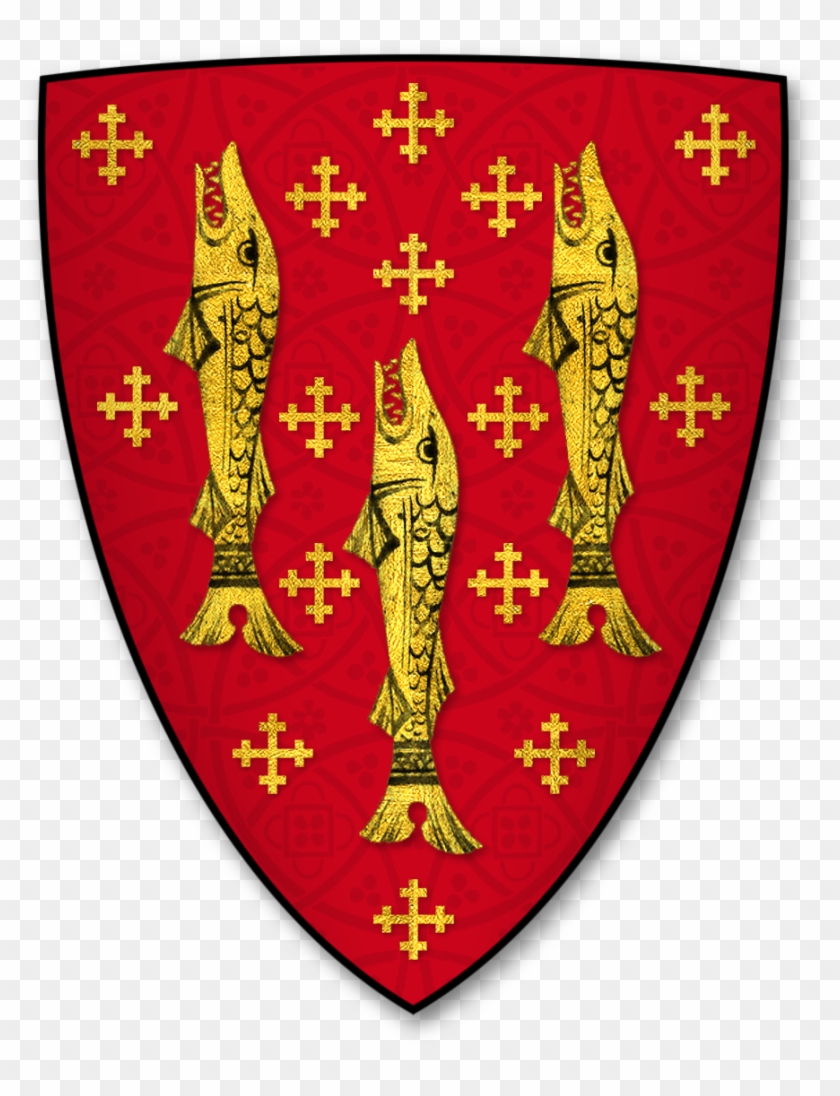 Coat Of Arms Of Geoffrey De Lucy, Temp - Lucy Coat Of Arms Clipart