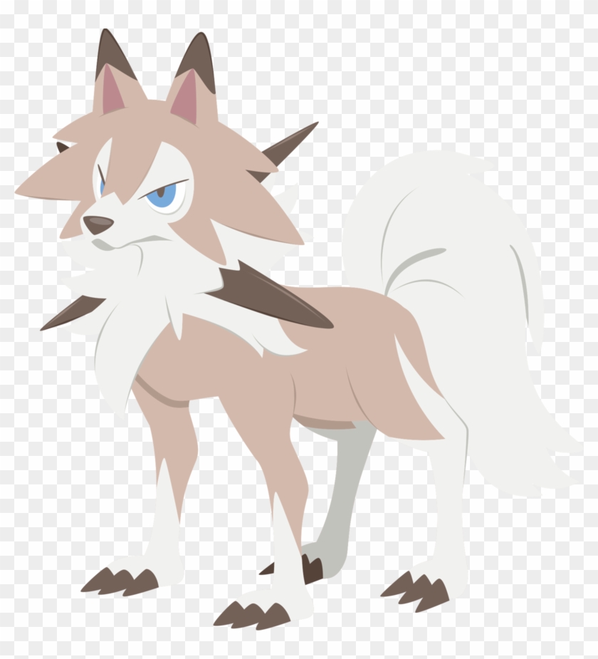 Lycanroc Lugarugan Midday Form By Alexalan-dahiiom - Lycanroc Day Form Clipart