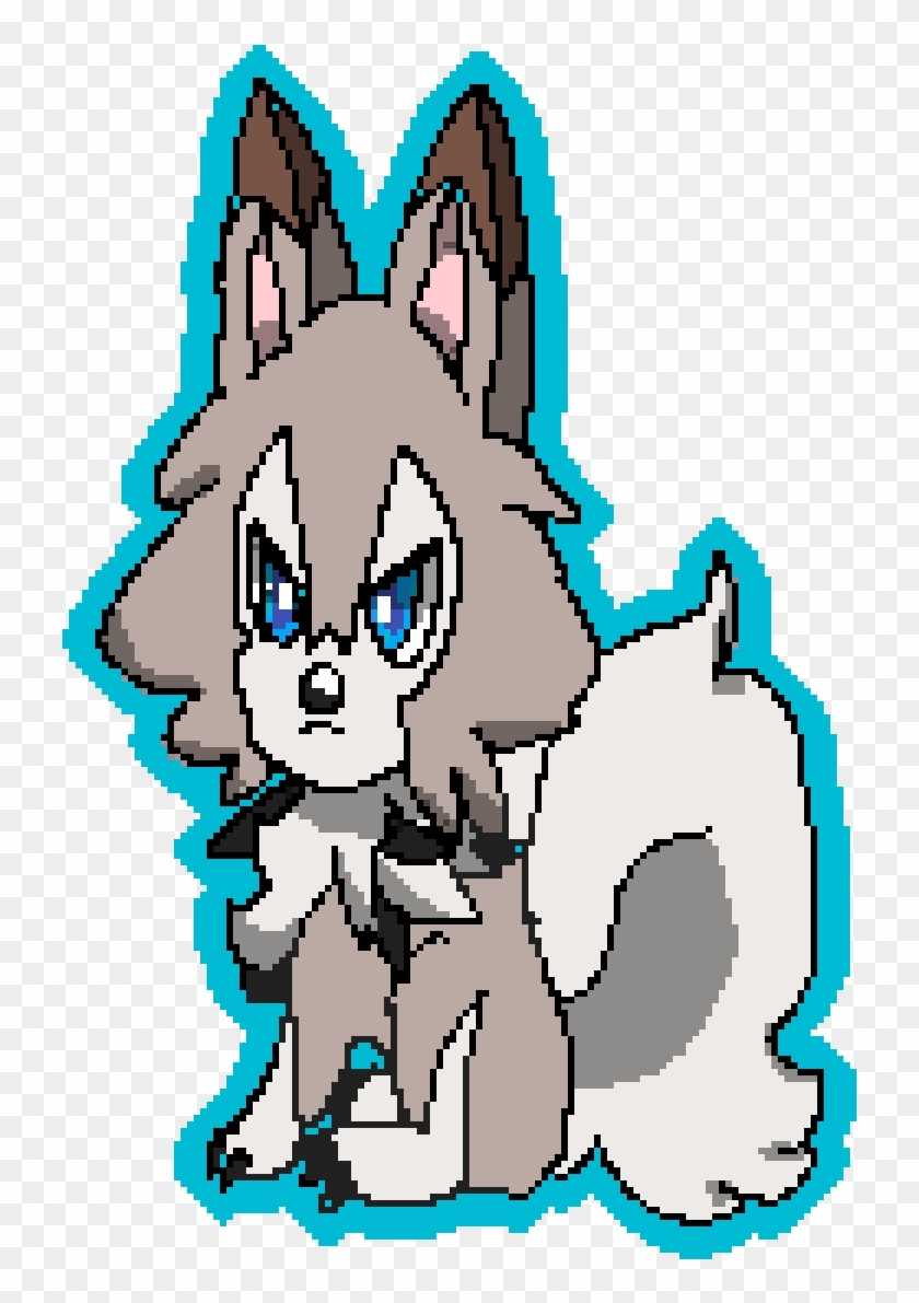 Lycanroc Midday Form - Cartoon Clipart #5082829