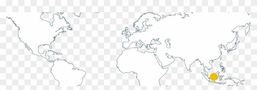 North Carolina On A World Map Clipart #5082877