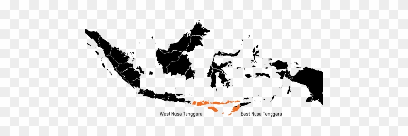 Working Area In Indonesia - Indonesia Map Black And White Clipart #5082949