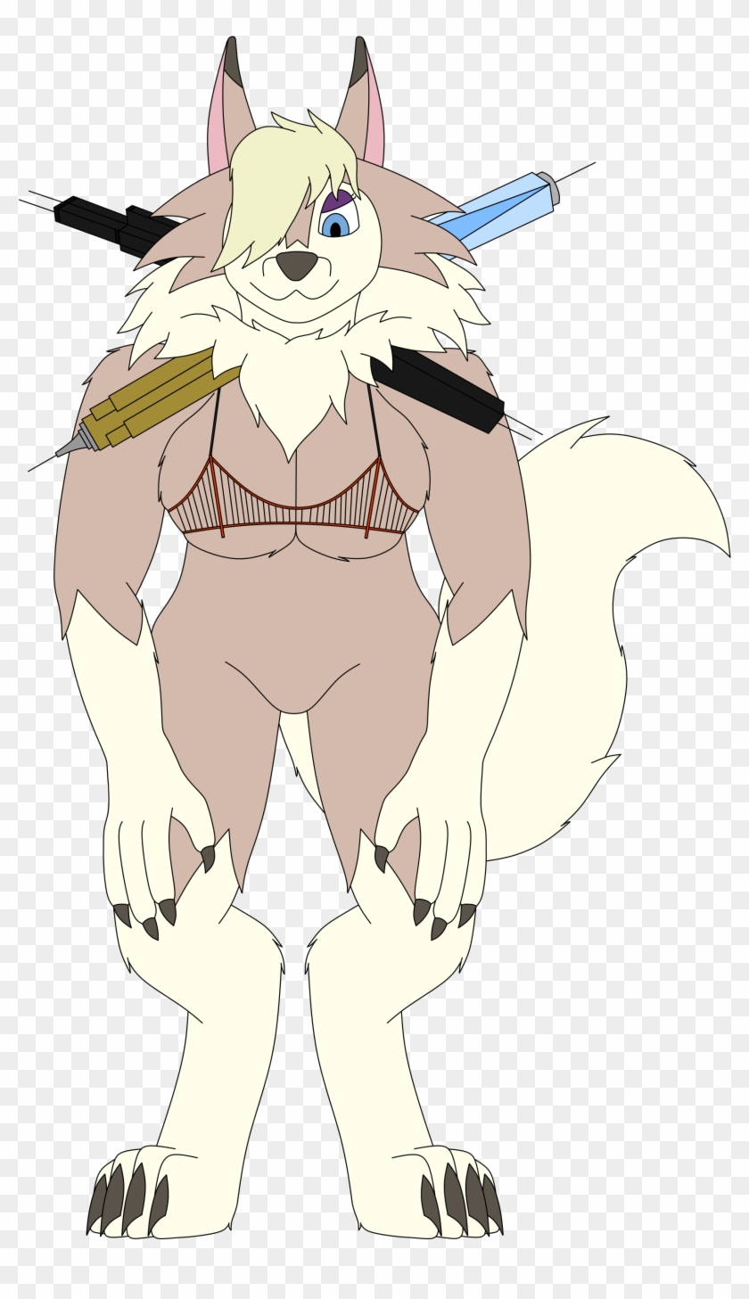 Titania The Midday Lycanroc - Cartoon Clipart