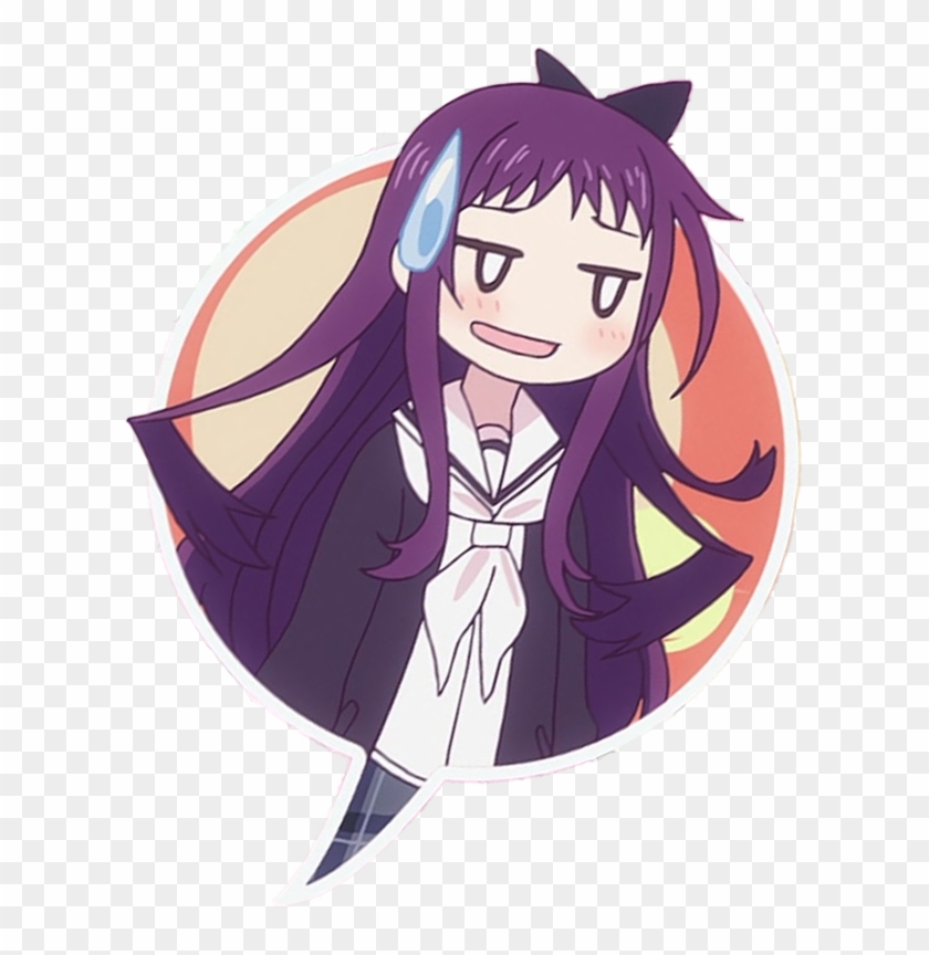 Anime Reaction Image Hanayamata Sasame Yaya Confused - Cartoon Clipart