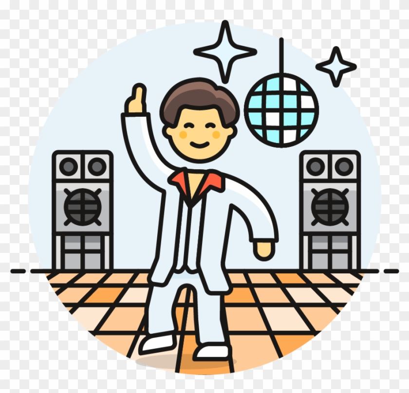 29 Retro Dance Male Asian Clipart #5083344