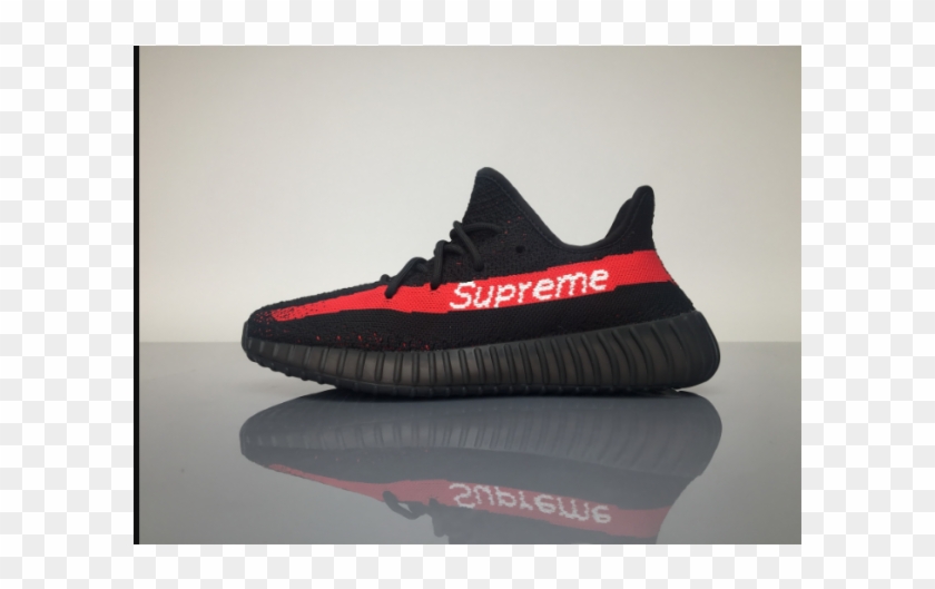 Supreme X Adidas Yeezy Boost 350 V2 Real Boost - Yeezy Boost 350 黑 粉 Clipart