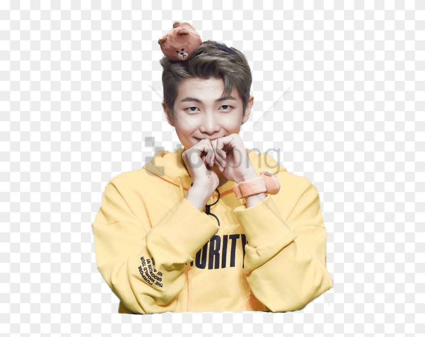 Bts Rapmon Png Image With Transparent Background - Kim Namjoon Being Cute Clipart