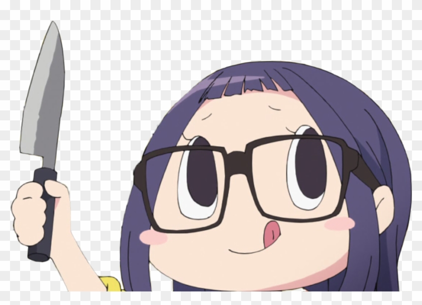 Anime Reaction Image Yuru Camp Oogaki Chiaki Silly - ほうとう ゆる キャン レシピ Clipart