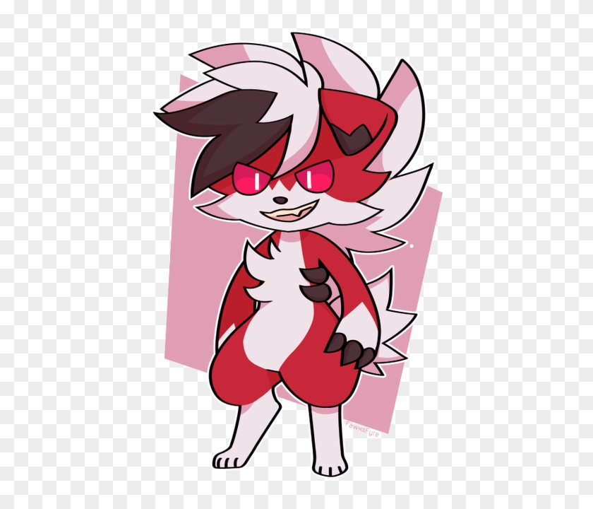 Here's A Lycanroc Boi - Cartoon Clipart #5083532