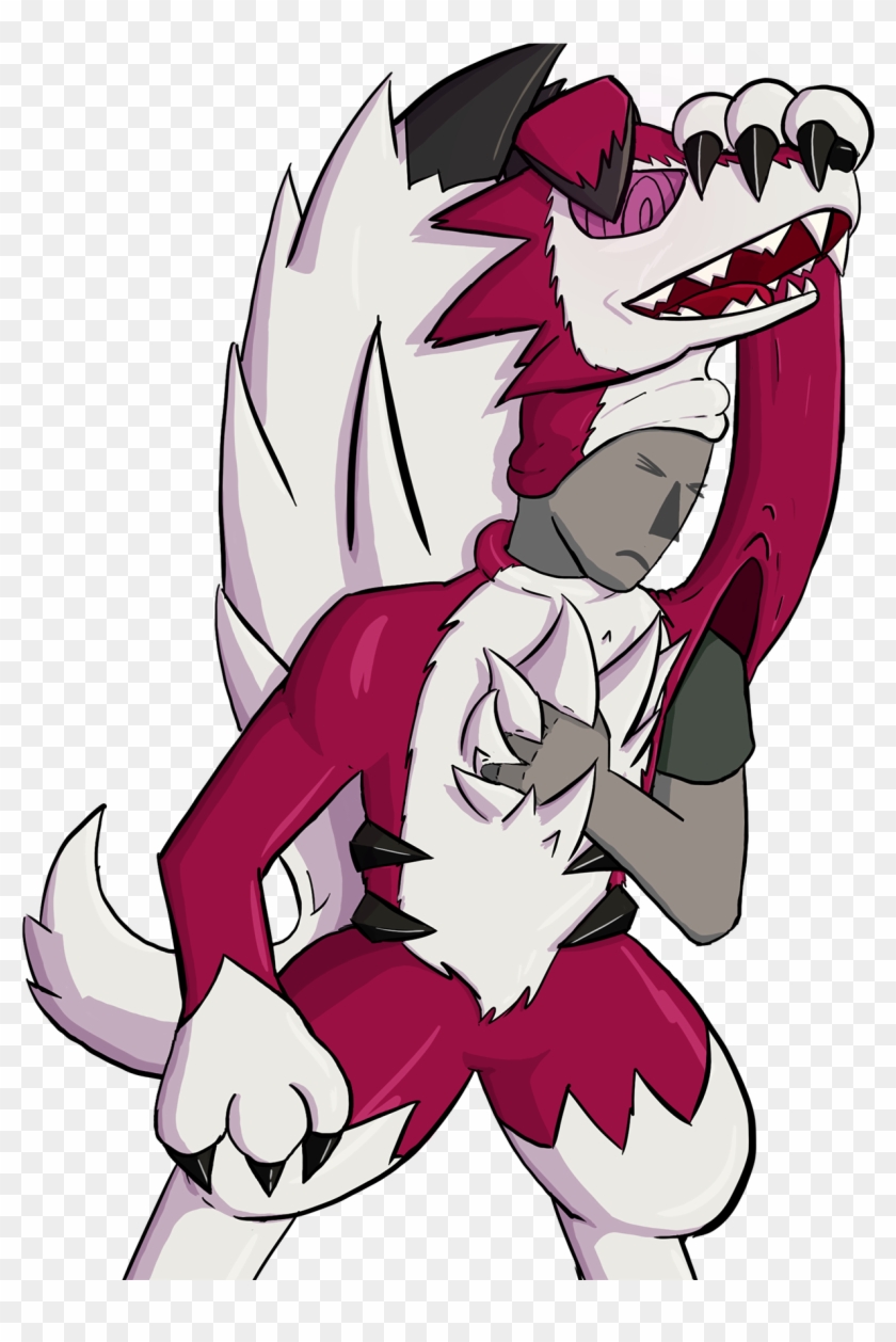 Lycanroc Living Suit - Cartoon Clipart