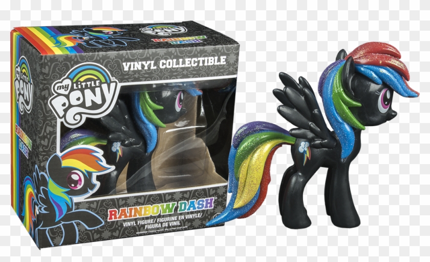 Funko My Little Pony Rainbow Dash Black Metallic Exclusive - Action Figure Clipart #5084016