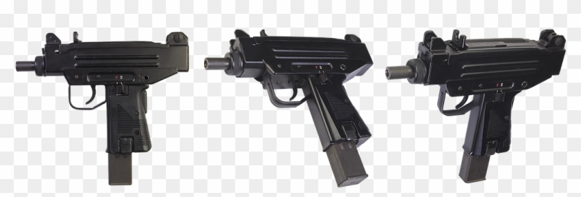 The Gun, Uzi-pistol, Israeli Machine - Guns Clipart