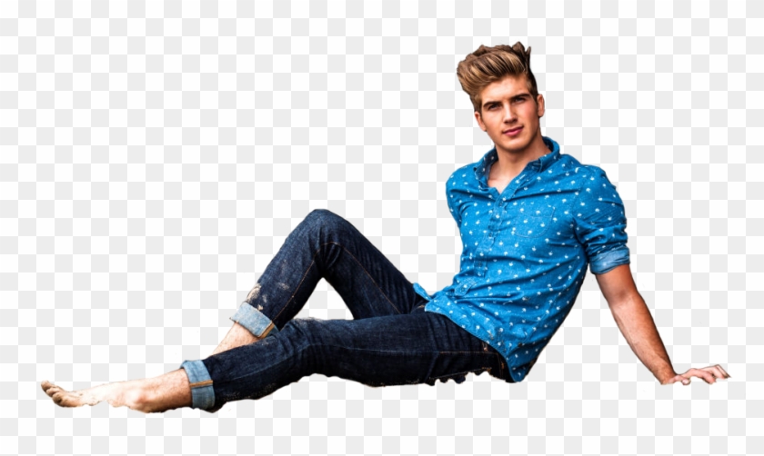 “joey Laying Seductively On Your Blog ” - Sitting Clipart