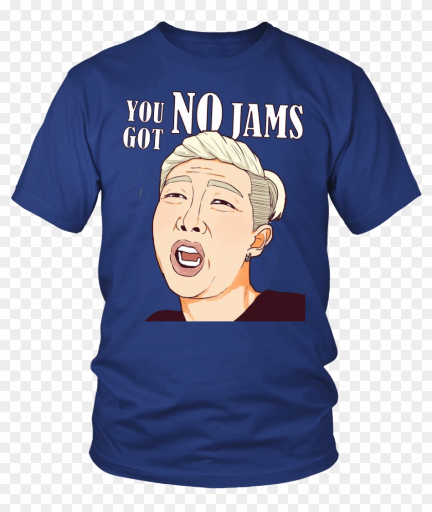 Bts You Got No Jams Rap Monster Printed Graphic T-shirt - Larry Bernandez T Shirt Clipart