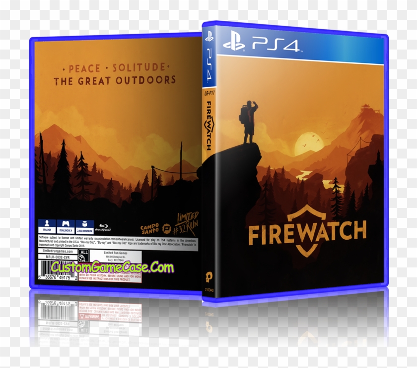 Sony Playstation 4 Ps4 - Firewatch Cover Clipart #5084531