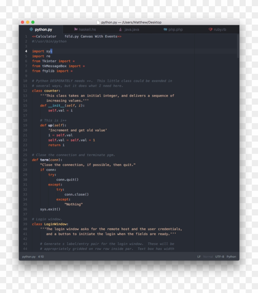 Firewatch Syntax Theme - Vue Single File Component Clipart #5084565