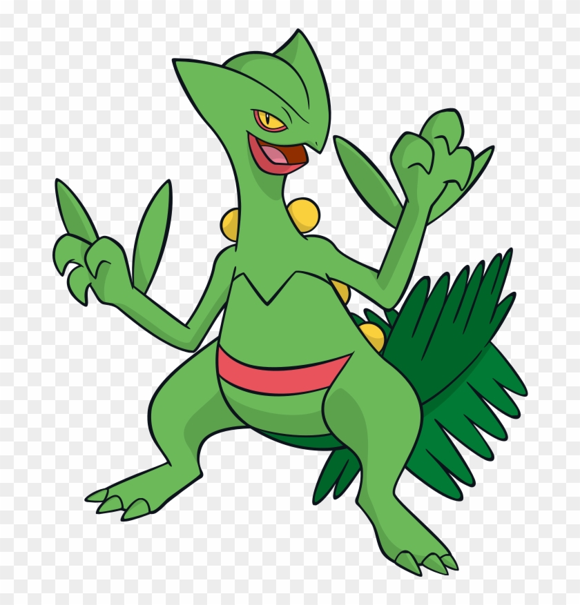 Sceptile Artwork - Sceptile Dream World Clipart