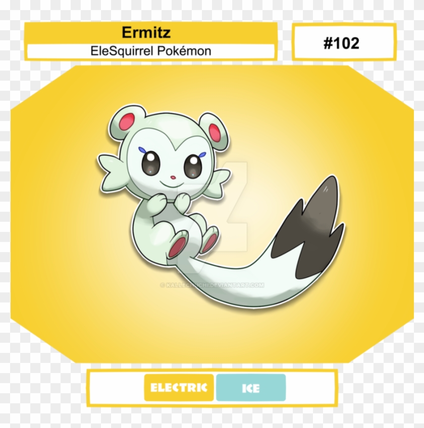 321kib, 894x894, 102 Ermitz By Kallechuchi-datxpr7 - Pokemon Cosmos And Chaos Pokedex Clipart