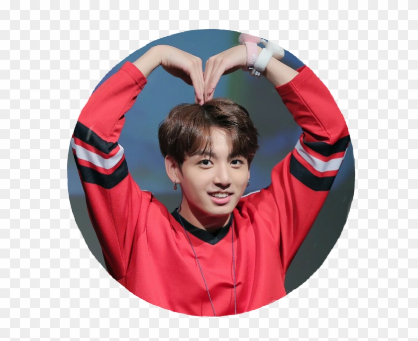 Jungkook With A Heart Clipart #5084972