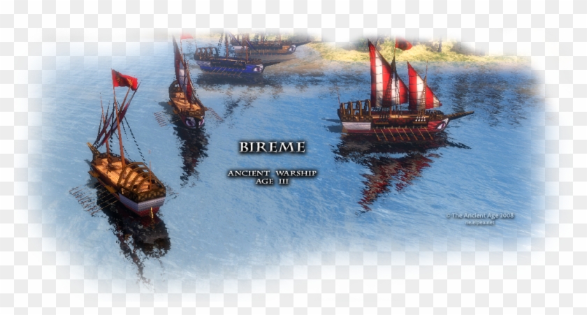 Ancient Warships - Difference Between Bireme And Trireme Clipart