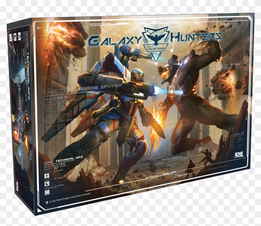 Galaxy Hunters Board Game Clipart #5085281