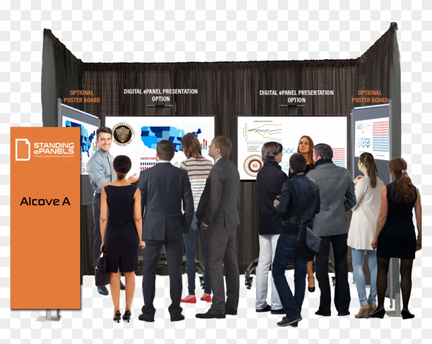 Standing Epanels At - Banner Clipart