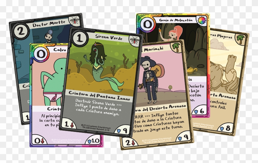 Juego De Cartas Hora De Aventuras Clipart #5085794