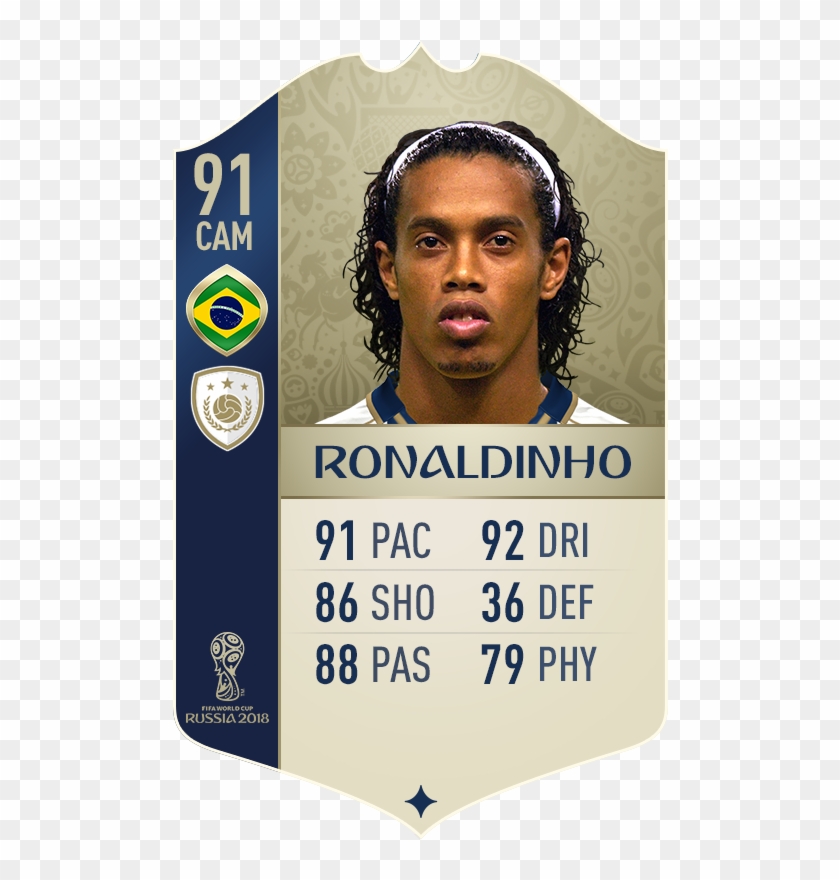 Ronaldinho Fifa 18 World Cup Icons - Thierry Henry Fifa 18 World Cup Clipart #5086099