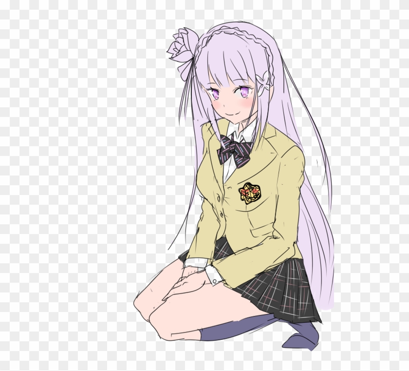 Anime, Pixiv Id 3259353, Re - Emilia Re Zero Render Clipart
