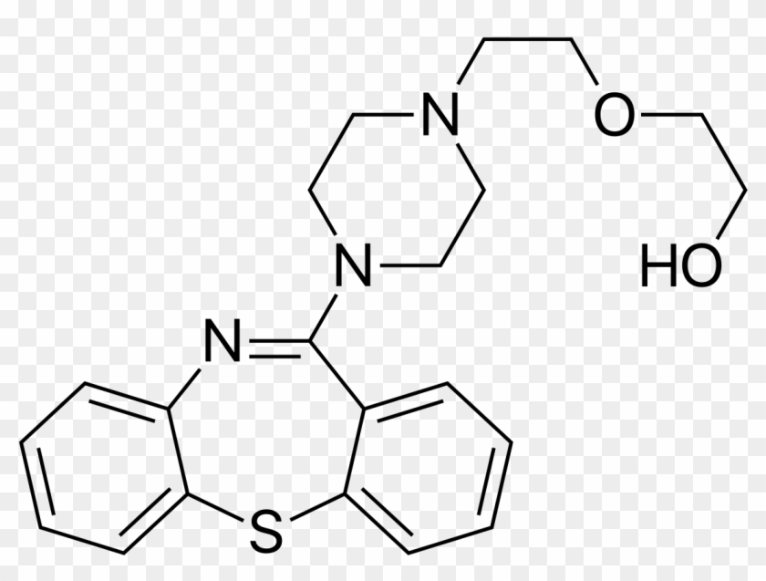 Quetiapine Structure Clipart #5086401