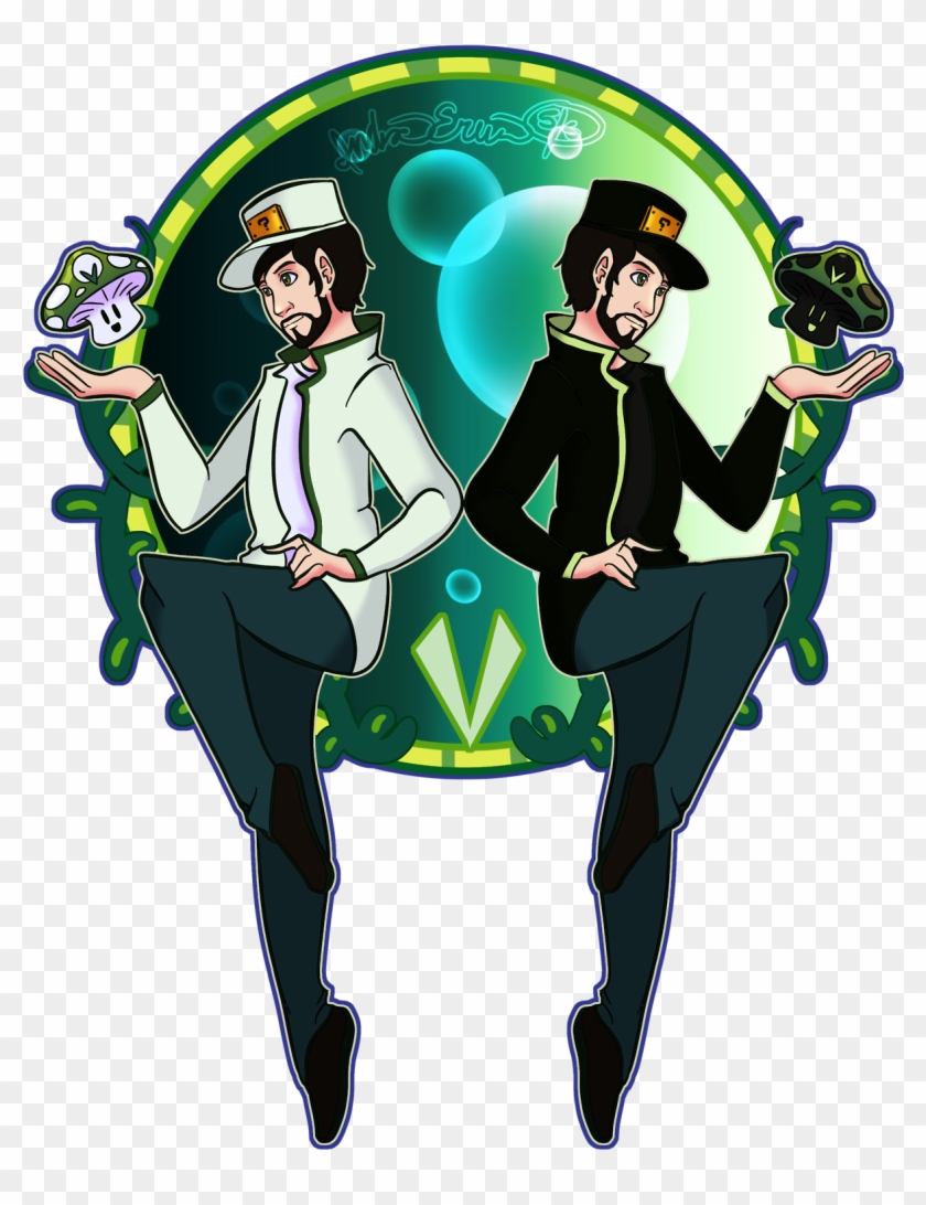 Vinny Vinesauce Art Involving Both The Light Shroom - Dark Vinny Vinesauce Art Clipart