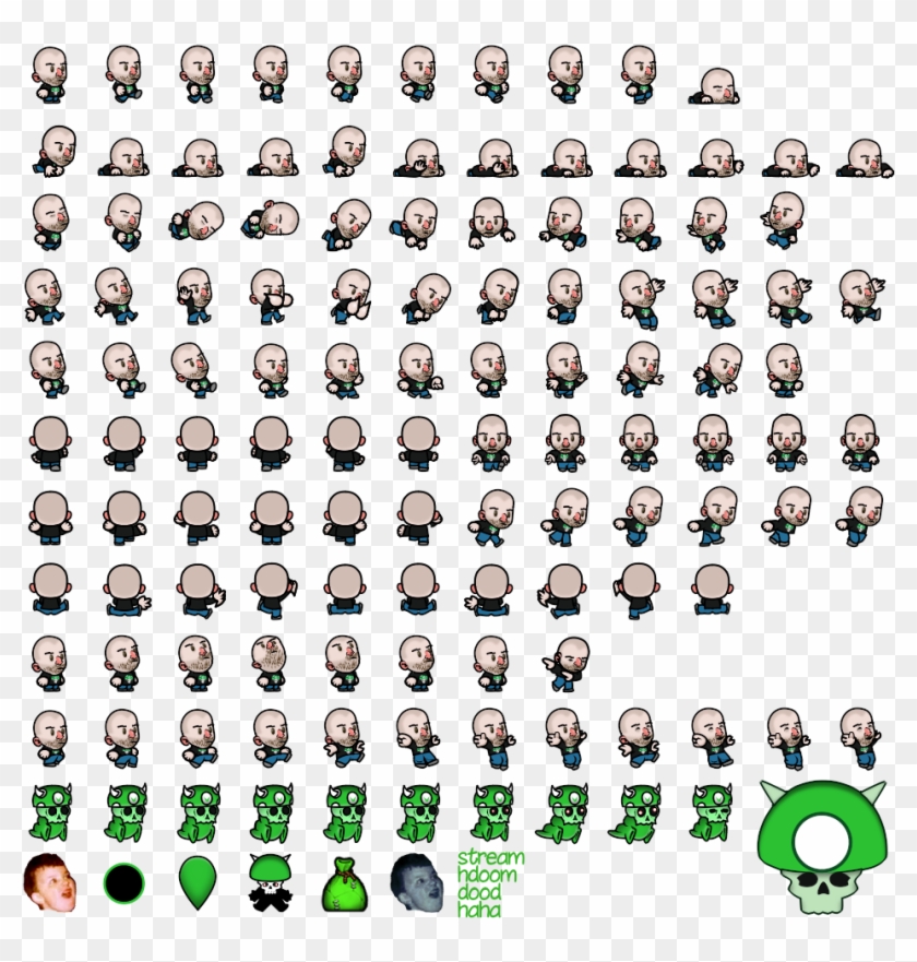 Https - //i - Imgur - Com/siprfrx - Png Character Sprite Sheet Png Clipart #5086881