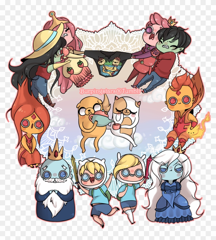 Chibi Adventure Time - Cartoon Clipart #5086926